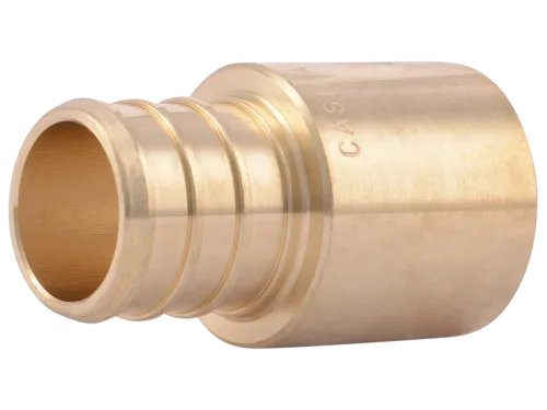 Brass Crimp Male Sweat Adapter - SKU: UC608LF