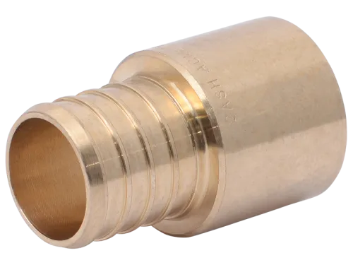 Brass Crimp Male Sweat Adapter - SKU: UC609LF