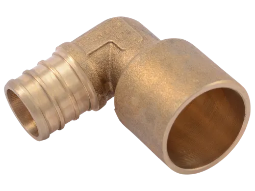 Brass Crimp Female Sweat Elbow Adapter - SKU: UC626LF