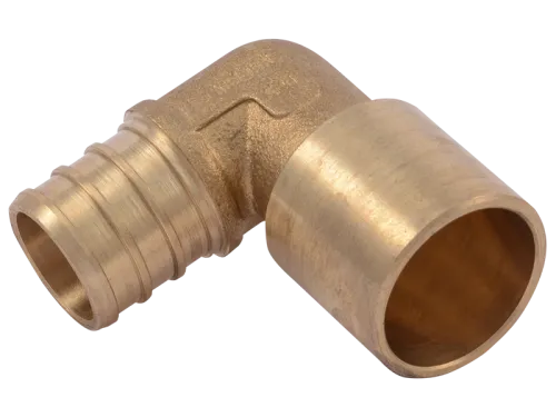 Brass Crimp Male Sweat Elbow Adapter - SKU: UC628LF
