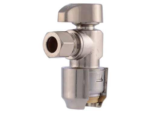 SharkBite Max 1/2" X 3/8" Brushed Nickel Angle Stop.