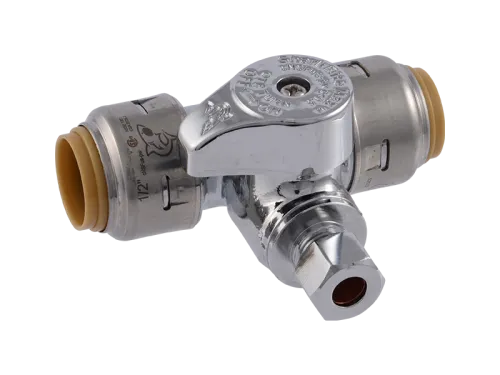 SharkBite Max 1/2 "X 1/2" X 1/4" Service Stop.