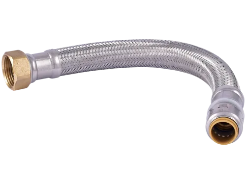 SharkBite Max brass push-to-connect Braided Water Heater Connector