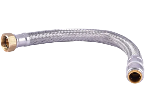 SharkBite Max brass push-to-connect Braided Water Heater Connector
