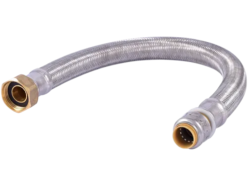 SharkBite Max brass push-to-connect Braided Water Heater Connector