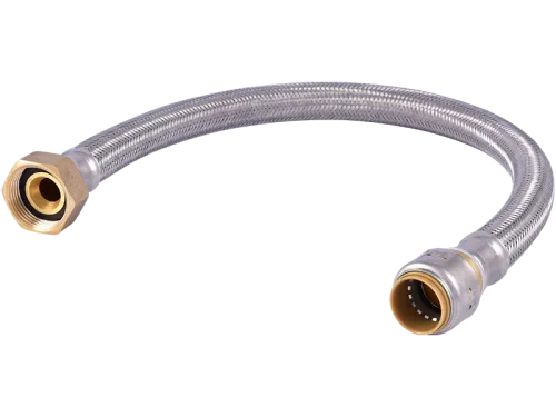 SharkBite Max brass push-to-connect Braided Water Heater Connector