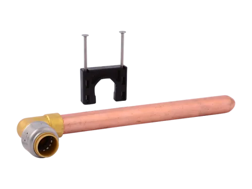 SharkBite Max 1/2" Elbow Stub-out with 6" Copper Pipe.