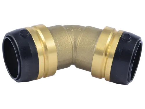 Brass Push 45° Elbow - SKU: UXL0535