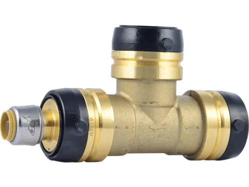 Brass Push Reducing Tee - SKU: UXL08351635
