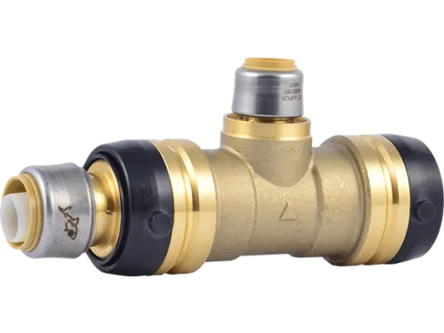 Brass Push Reducing Tee - SKU: UXL08352216