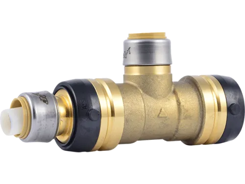 Brass Push Reducing Tee - SKU: UXL08352222