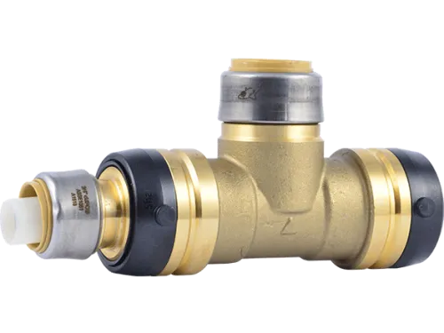 Brass Push Reducing Tee - SKU: UXL08352228