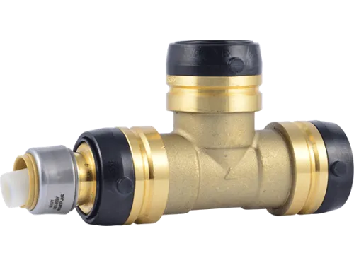 Brass Push Reducing Tee - SKU: UXL08352235
