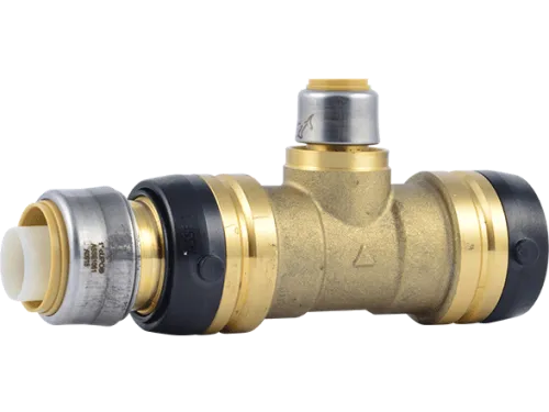 Brass Push Reducing Tee - SKU: UXL08352816
