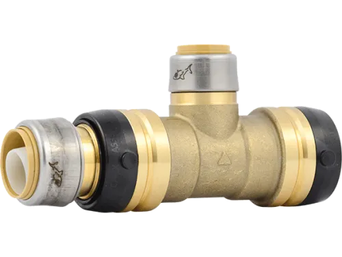 Brass Push Reducing Tee - SKU: UXL08352822
