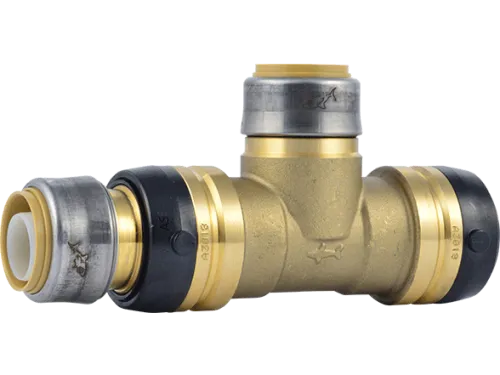 Brass Push Reducing Tee - SKU: UXL08352828