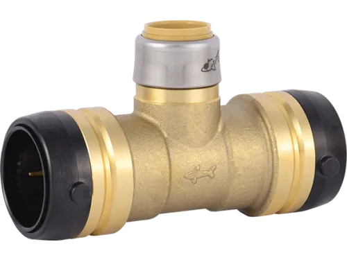 Brass Push Reducing Tee - SKU: UXL08353522