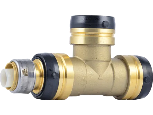 Brass Push Reducing Tee - SKU: UXL08412841