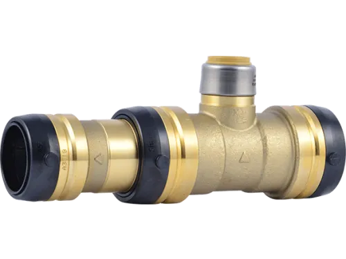 Brass Push Reducing Tee - SKU: UXL08413522