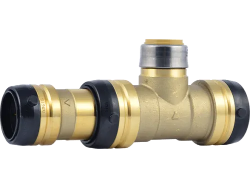 Brass Push Reducing Tee - SKU: UXL08413528