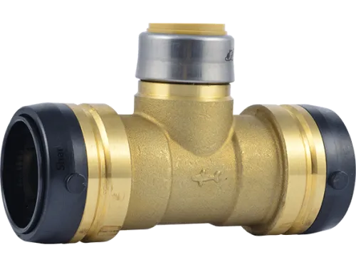 Brass Push Reducing Tee - SKU: UXL08414128