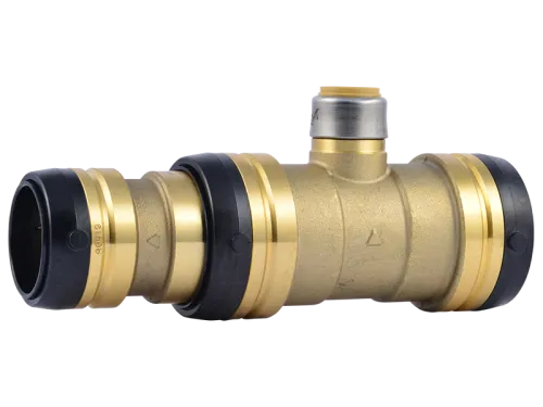 Brass Push Reducing Tee - SKU: UXL08544122