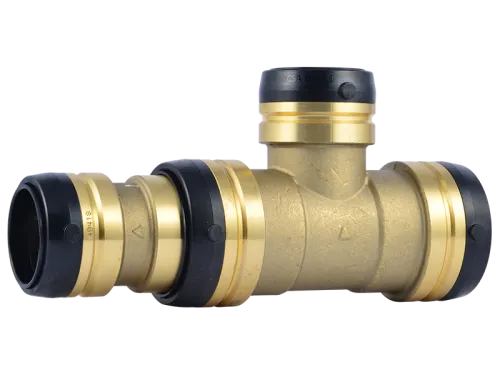 Brass Push Reducing Tee - SKU: UXL08544141