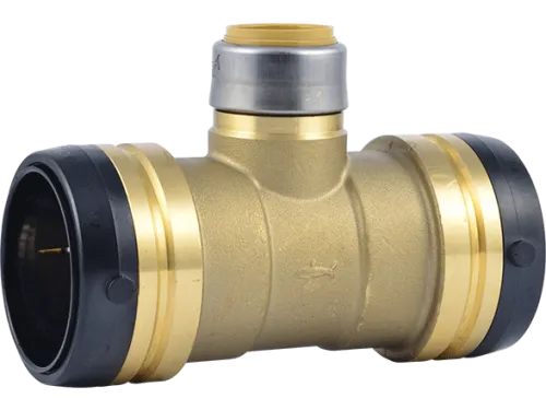 Brass Push Reducing Tee - SKU: UXL08545428