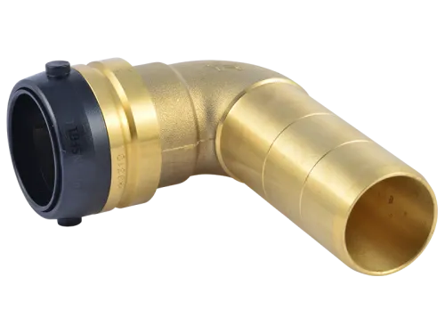 Brass Push 90° Street Elbow - SKU: UXL0935