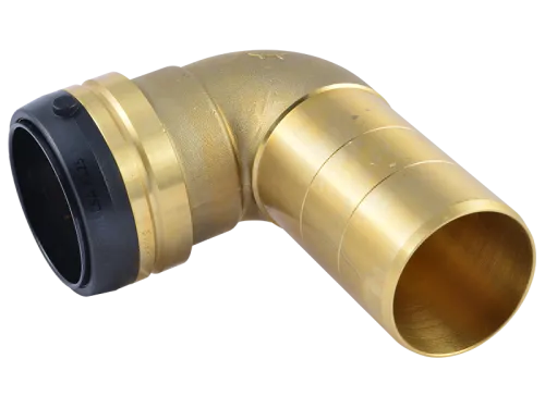 Brass Push 90° Street Elbow - SKU: UXL0954
