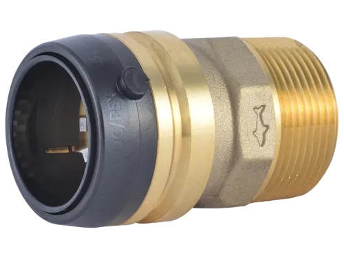 Brass Push Male Adapter - SKU: UXL113532M