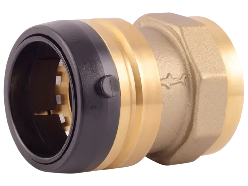 Brass Push Female Adapter - SKU: UXL114140F
