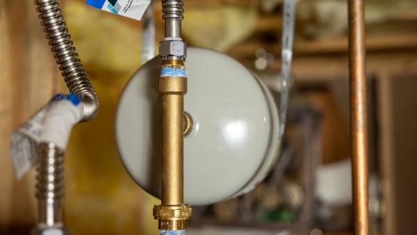 water heater connector installation