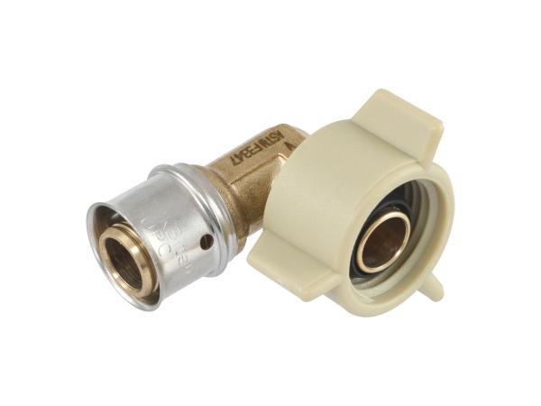 PEX Press Brass Swivel Elbow Adapter 1/2"
