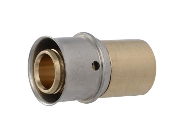 PEX Press Brass Adapter 1/2" Male Sweat