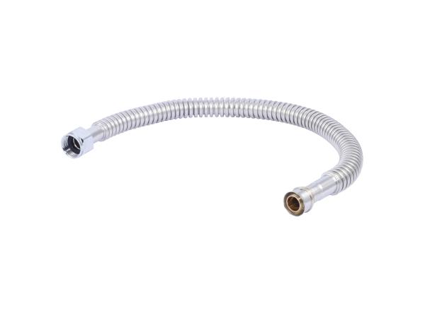 3/4 FIP X 3/4 PEX Press X 18" SS WH CONN