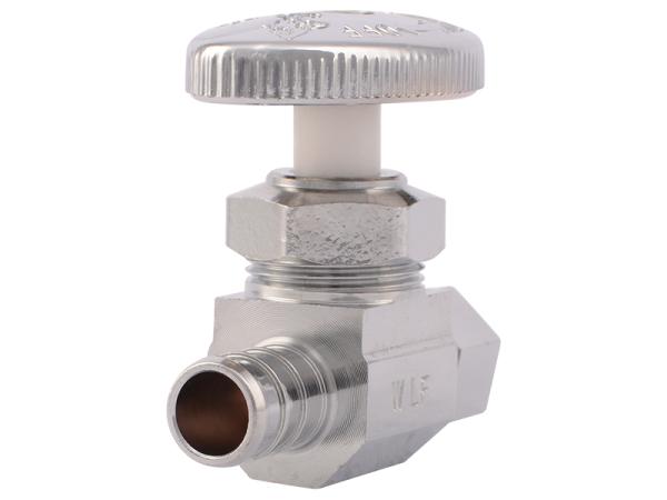 Brass Crimp Multi-Turn Straight Stop - SKU: 23059LF