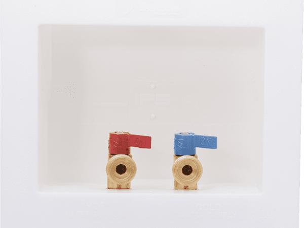 Brass Crimp Washing Machine Outlet Box - SKU: 25739
