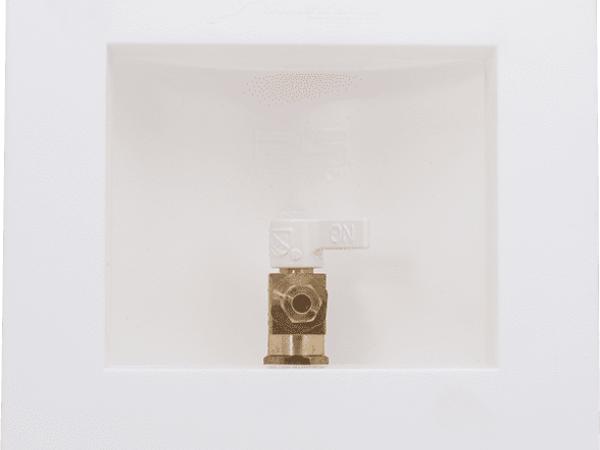 Brass PEX Crimp Ice Maker Outlet Box - SKU: 25740