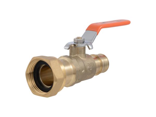 3/4" PEX F1960 x 1" NPSM Straight Water Meter