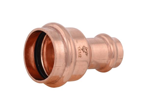 1-inch x 1/2-inch Copper Press Reducer Coupling