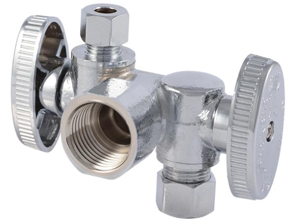 Iron Pipe Dual Shut-off  - SKU: FIPDS123814Z