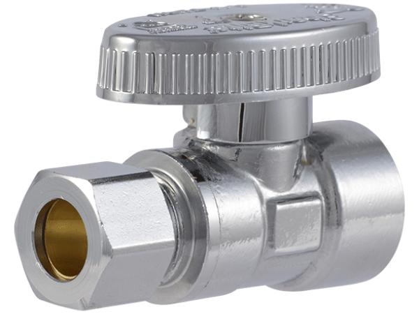 Iron Pipe Straight Stop  - SKU: FIPS3838Z