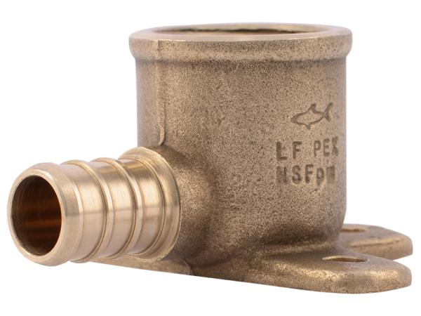 Brass Crimp Drop-Ear Elbow - SKU: UC334LF