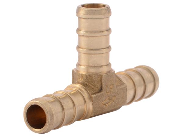Brass Crimp Tee - SKU: UC360LF