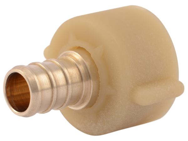 Brass Crimp Straight Swivel Toilet Connector - SKU: UC528LF
