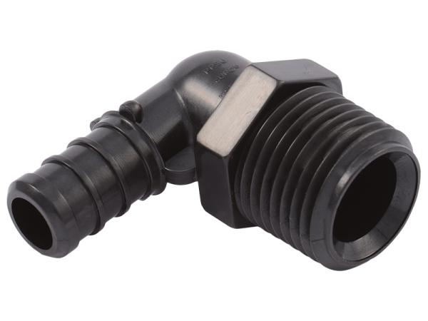 Poly Crimp Male Elbow - SKU: UP280