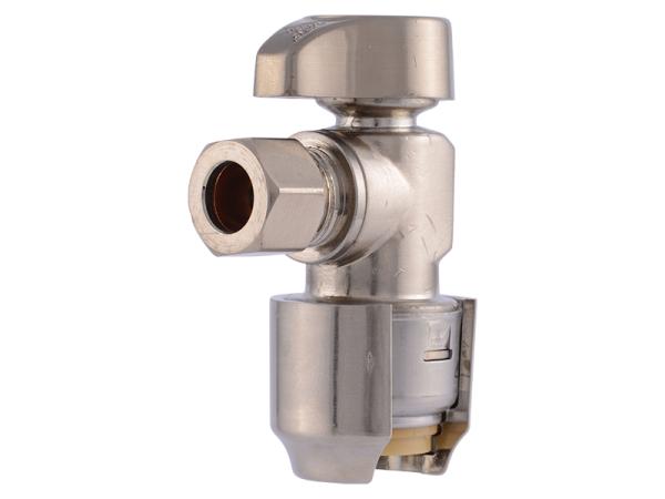 SharkBite Max 1/2" X 3/8" Brushed Nickel Angle Stop.