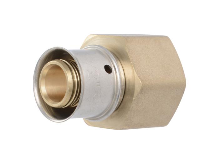 PEX Press Brass Adapter 1/2" FNPT