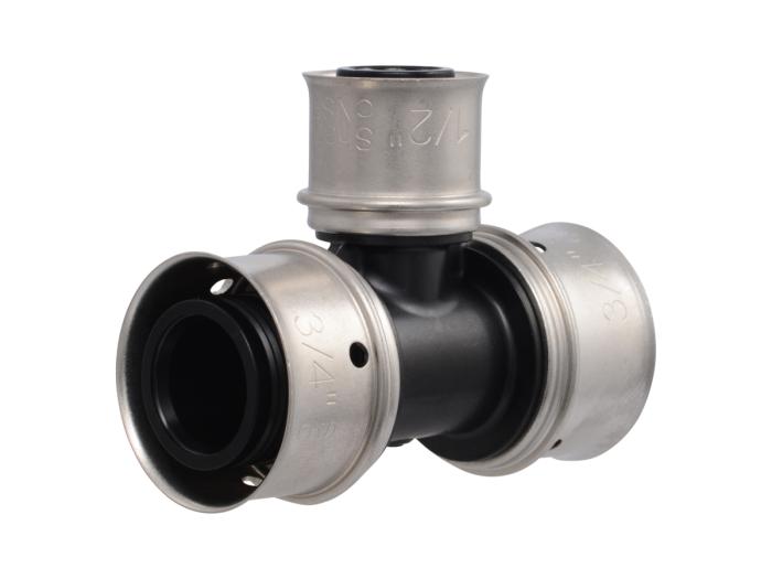 PEX Press Poly Tee 3/4" x 3/4" x 1/2"